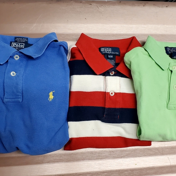 Bundle of 3T Ralph Lauren Polo short sleeve shirts - Picture 2 of 3